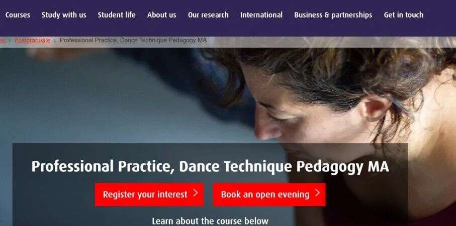 倫敦密德薩斯大學(xué)舞蹈教育碩士申請(qǐng)要求
