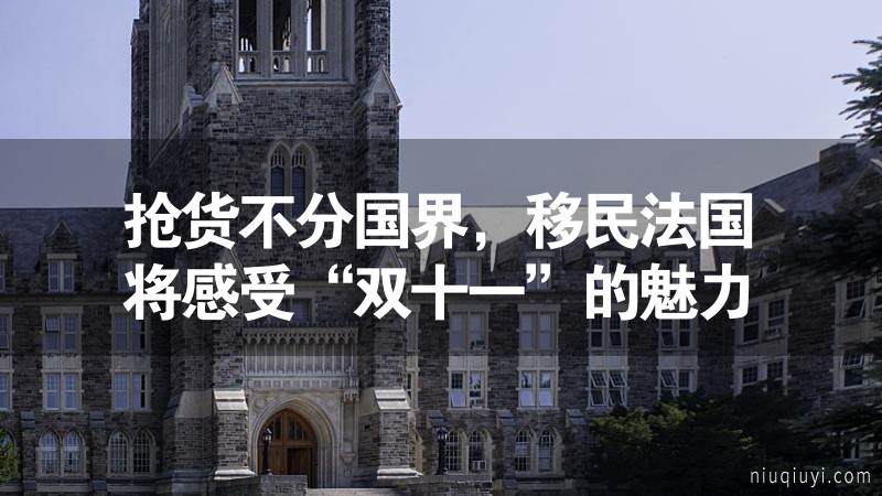 搶貨不分國界，移民法國將感受“雙十一”的魅力