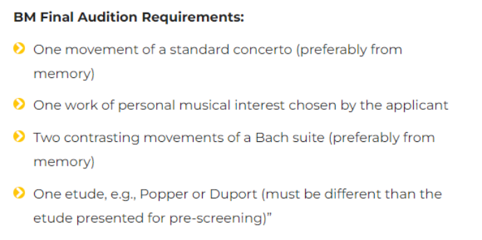 美國羅切斯特大學伊斯曼音樂學院本科招生簡章
