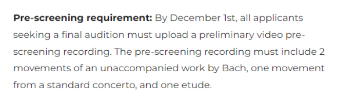 美國羅切斯特大學伊斯曼音樂學院本科招生簡章